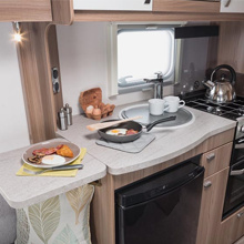 Touring Caravan Kitchen